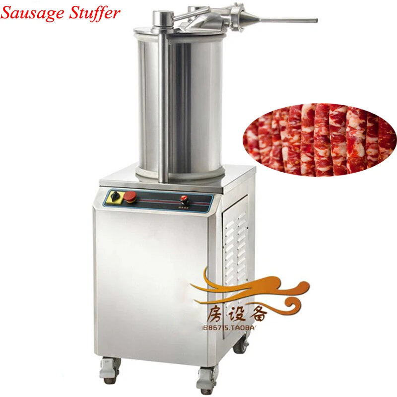 

Sausage Filler Automatic Hydraulic Sausage Stuffer Commerical Sausage Meat Extruder Fill The Sausage Stuffing Machine SF-150
