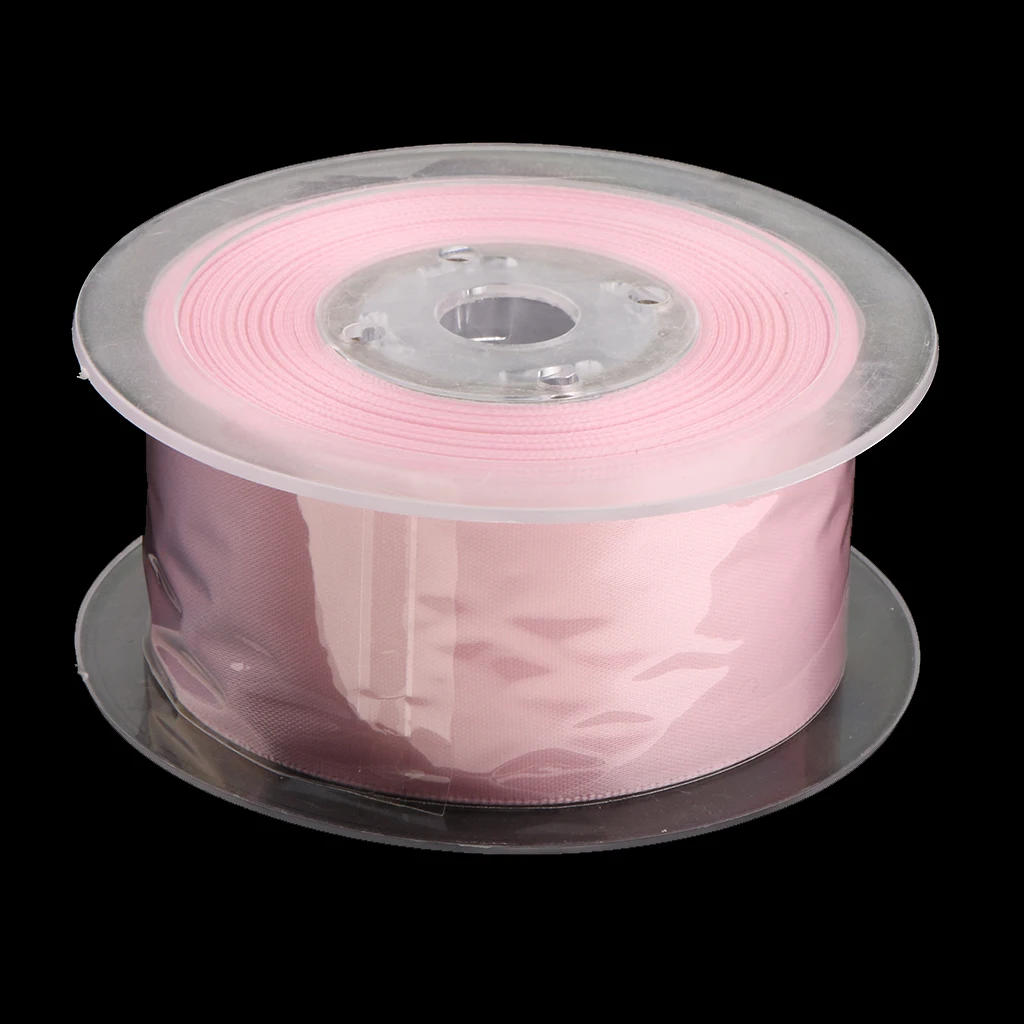 15 Meters Double Sided Polyester Satin Ribbon for Wedding Party Gift Wrapping Craft 38mm