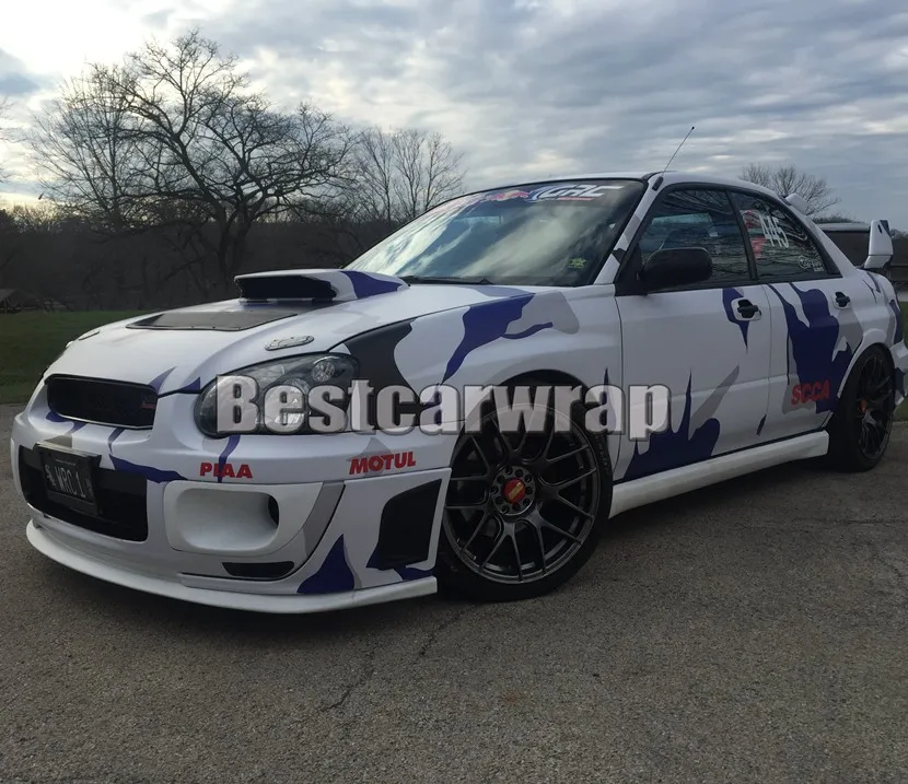 blue ubran camo vinyl car wrapping film large blue white black camouflage covering foil 3m apa (1)