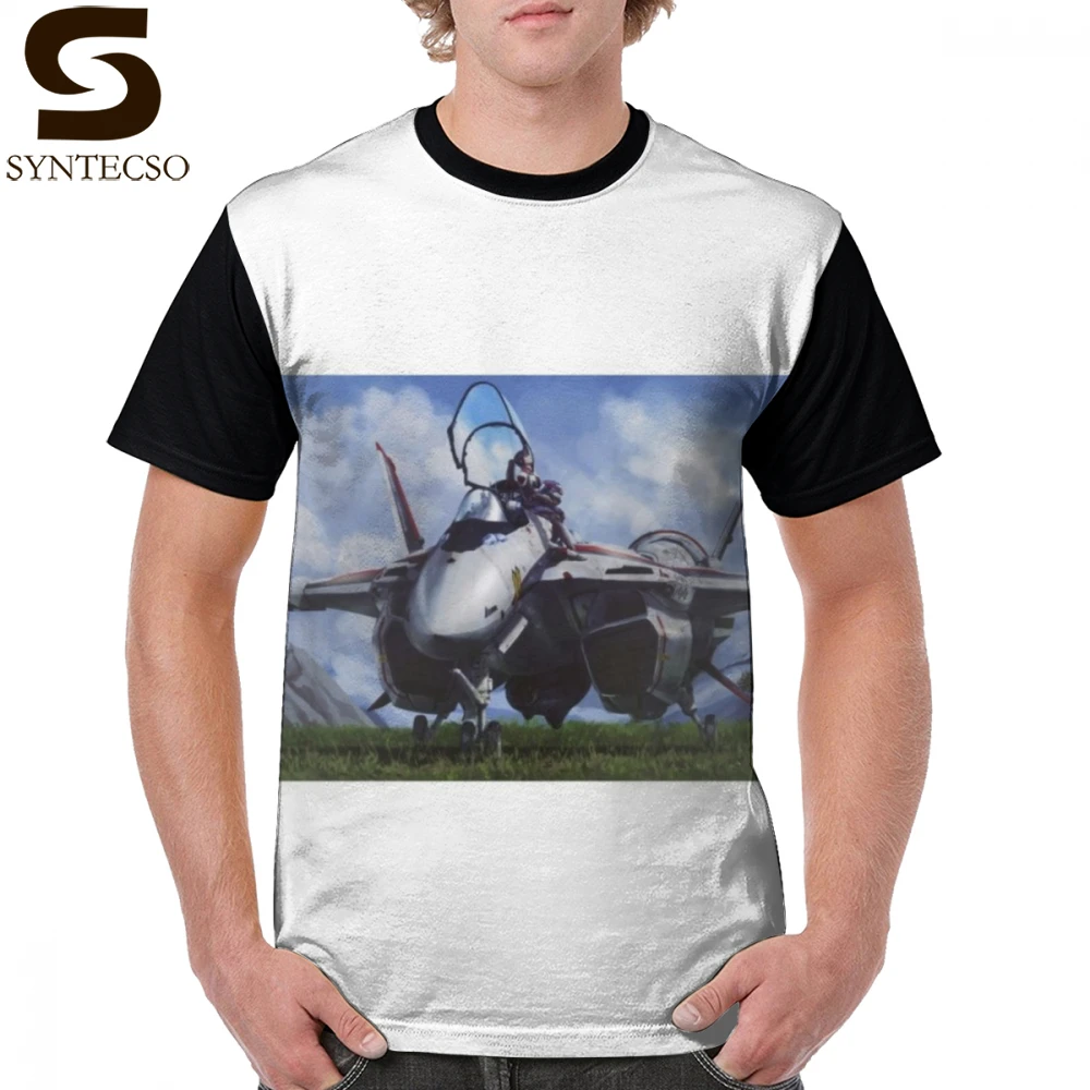 

Robotech MACROSS T Shirt MACROSS T-Shirt 100 Polyester 6xl Graphic Tee Shirt Short Sleeve Summer Funny Printed Mens Tshirt