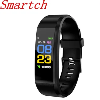 

Smartch ID115 Plus Smart band Bracelet Heart Rate Monitor Pedometer Fitness tracker Wristband
