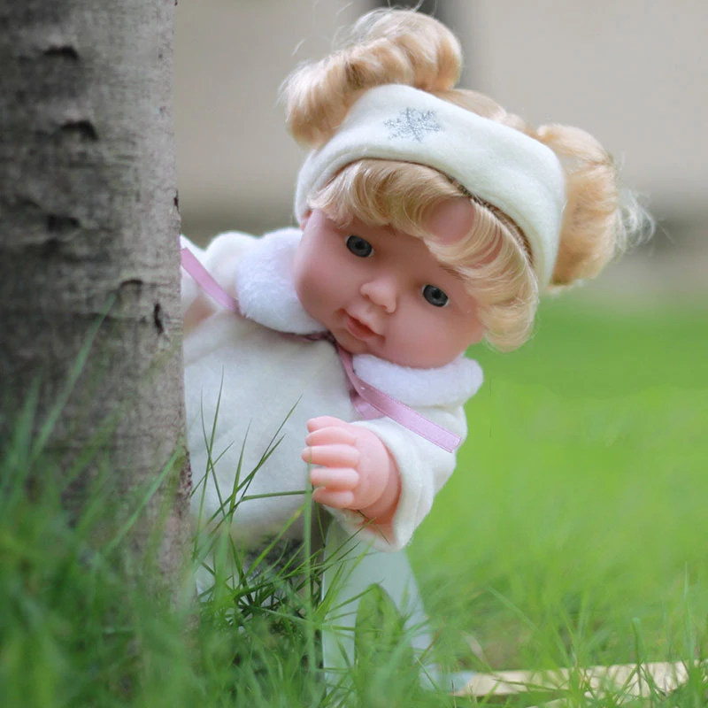 

30cm Reborn Baby Doll Soft Vinyl Silicone Lifelike Alive Babies Toys For Kids Girls Birthday Chirstmas Gift