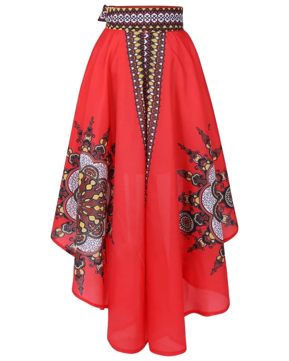 Африканское платье для женщин, традиционная одежда, африканская национальная принтованная удлиненная юбка-колокол длиной до щиколотки, популярная дизайнерская юбка 123102