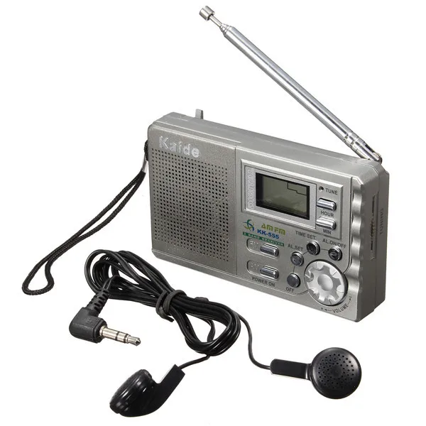 MAHA Kaide Portable Radio LCD Digital Display radios with Earphonein