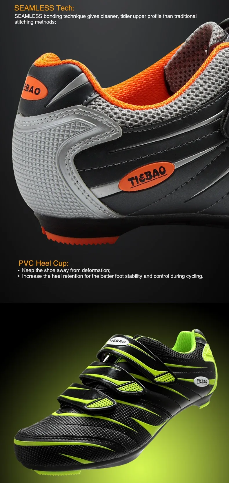Tiebao Road Cycling Shoes Bicycle Racing Sports superstar Breathable Athletic sapatilha ciclismo Road Bike Self-locking sneakers