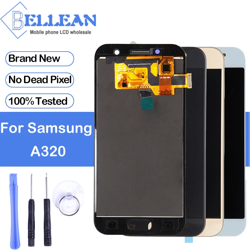 

Dinamico For Samsung Galaxy A320 Lcd A320F Display A3 2017 Lcd With Touch Screen Digitizer Assembly Free Shipping+Tools