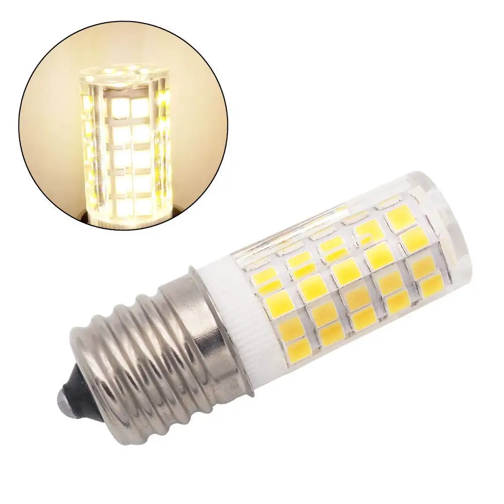 Led Lamp Illuminator E17 Voor Magnetron 6W Ac 110/220V 2835 Smd Keramische  Equivalent 60W Gloeilamp cerami Warm/Koud Wit 10Pack - AliExpress