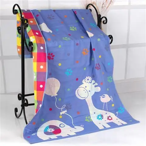 

Variety Pattern Cotton Muslin Baby Blanket Newborn Infant Swaddle Bath Towel Soft Sleep Quilt 3 Layers Muslin Blanket 70x140cm