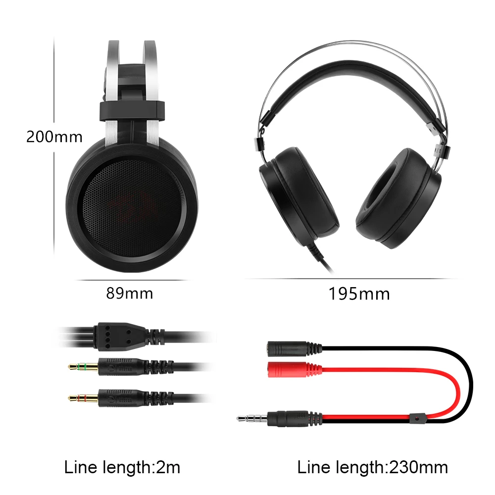 Redragon SCYLLA H901 Gaming Headset Gamer For PC PS4 Switch Phone Surround Pro Wired Computer Stereo Headsets With Microphone Redragon SCYLLA H901 Gaming Headset Gamer For PC PS4 Switch Phone Surround Pro Wired Computer Stereo Headsets With Microphone