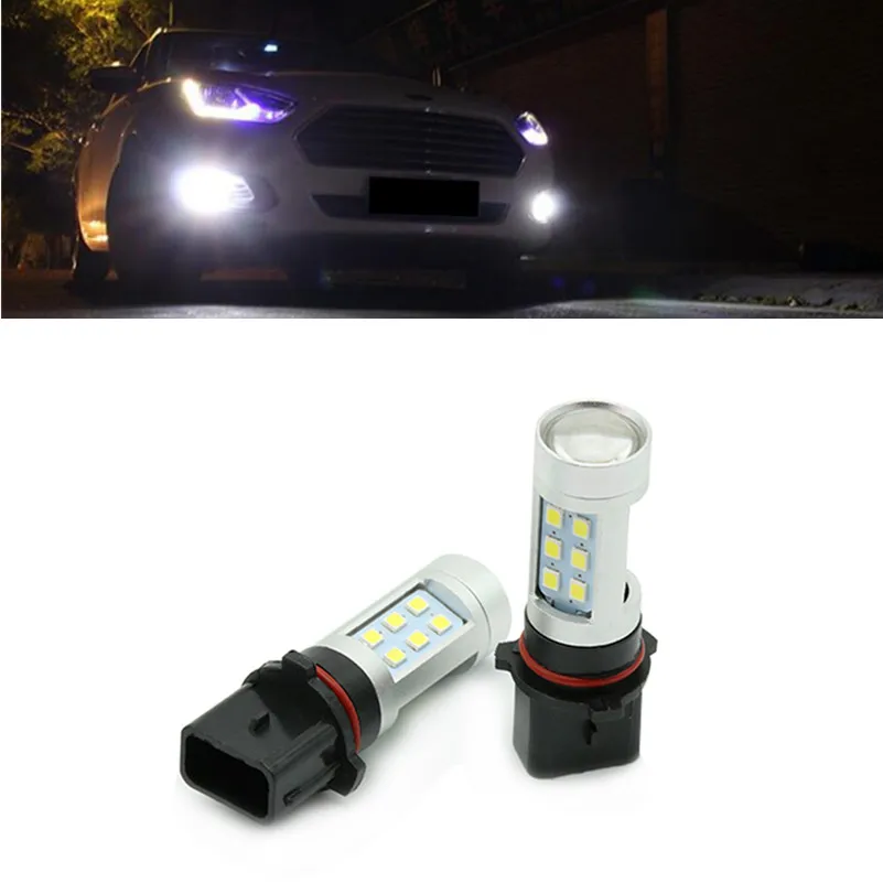 

2pcs Car LED P13W Fog Lights bulb Daytime Running Day Light DRL For Peugeot 508