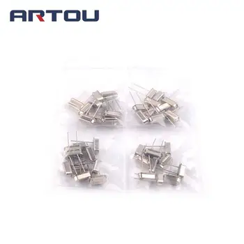 

40PCS Crystals Package 4MHZ 8MHZ 12MHZ 20MHZ 4 kinds each 10pcs crystals