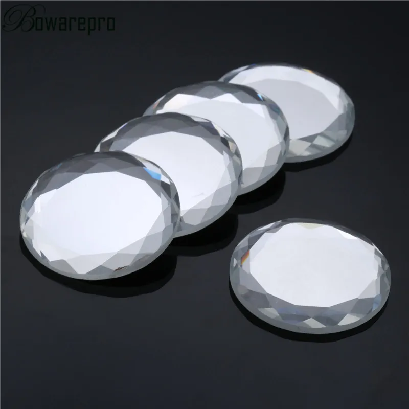 

10PCS Round Flat Back Crystal Fancy White Rhinestone For Clothes Decoration Stones And Crystals Strass Applique Ornament 18/25MM