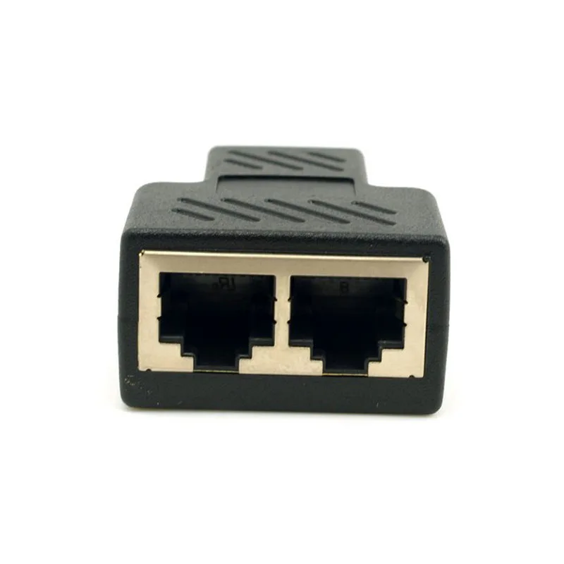 STP UTP Cat6 RJ45 8P8C разъем к двойному Сплиттер сетевой Ethernet Патч корд адаптер|cat6 splitter|plug