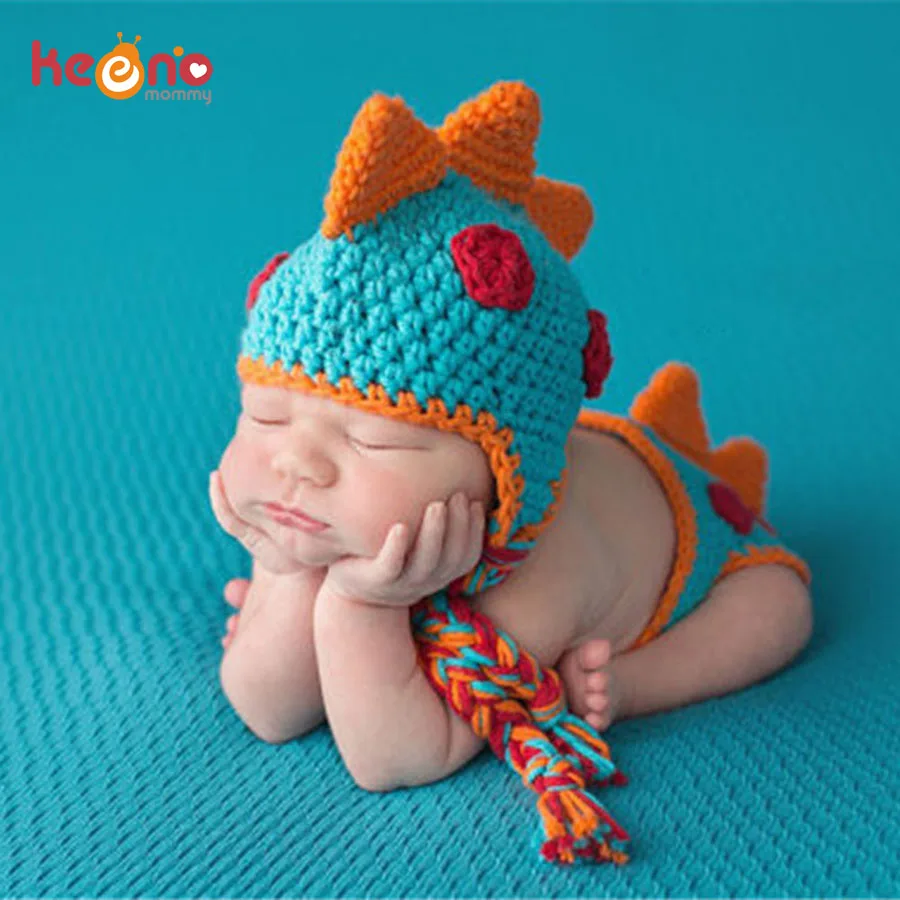 Вязаный крючком фон для фотосъемки новорожденных мальчиков костюм ручной работы