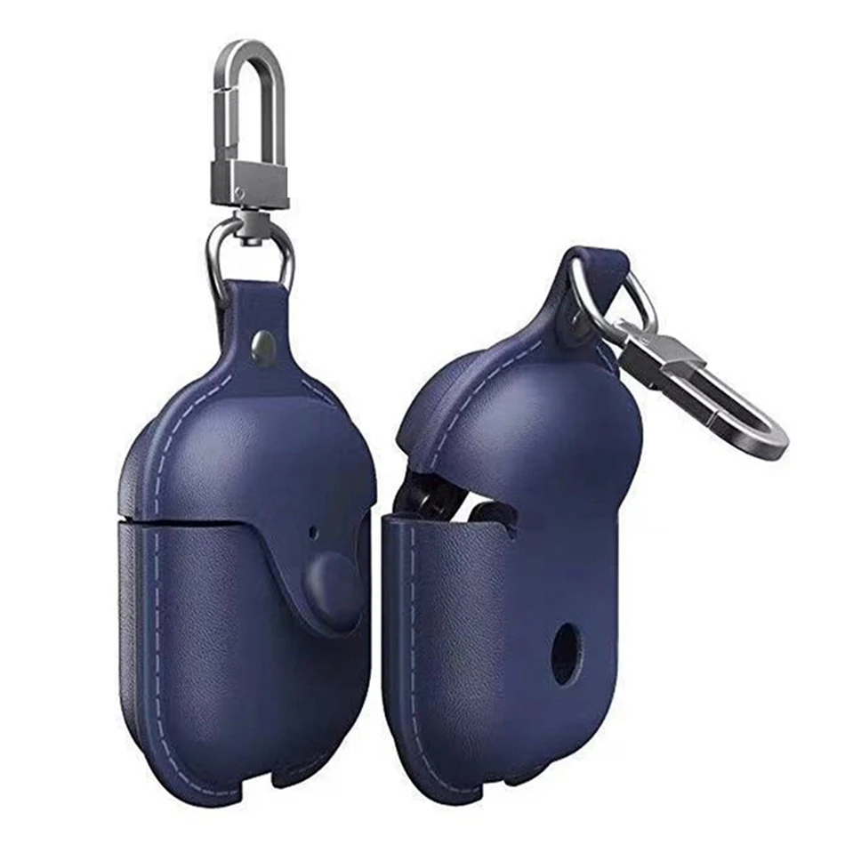  Headphone Case For Airpods Leather Case Luxury Genuine Cover For Apple AirPods 2 Case Air pods Earp - 33016835358