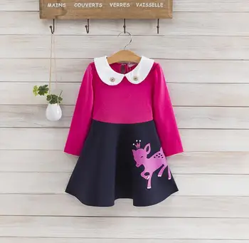 

Princess Costume 2017 Baby Long Sleeve Princess Dress Baby Girl Wedding Dresses Tutu Birthday Party Babe's Dress free shipping