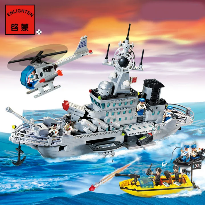 Enlighten Models Building toy Compatible with Lego E821 843pcs Cruiser Blocks Toys Hobbies For Children Model Building Kits Enlighten Models Building toy Compatible with Lego E821 843pcs Cruiser Blocks Toys Hobbies For Children Model Building Kits