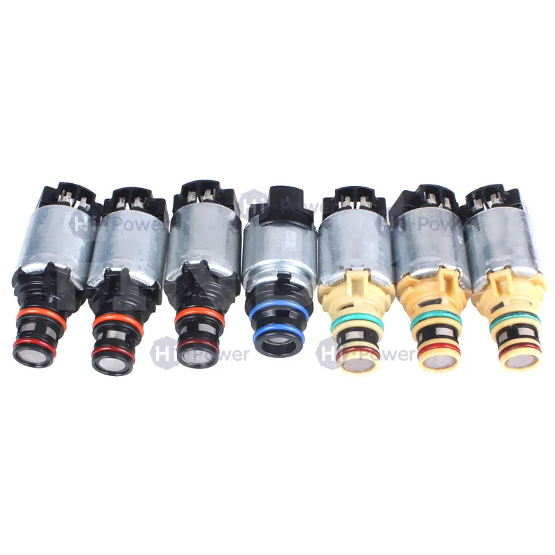 

7PCS/Set Transmission Solenoid Valve Set for Buick Opel Chevolet Saab Saturn OEM 6T40E 6T45E 6T40 Refurbished