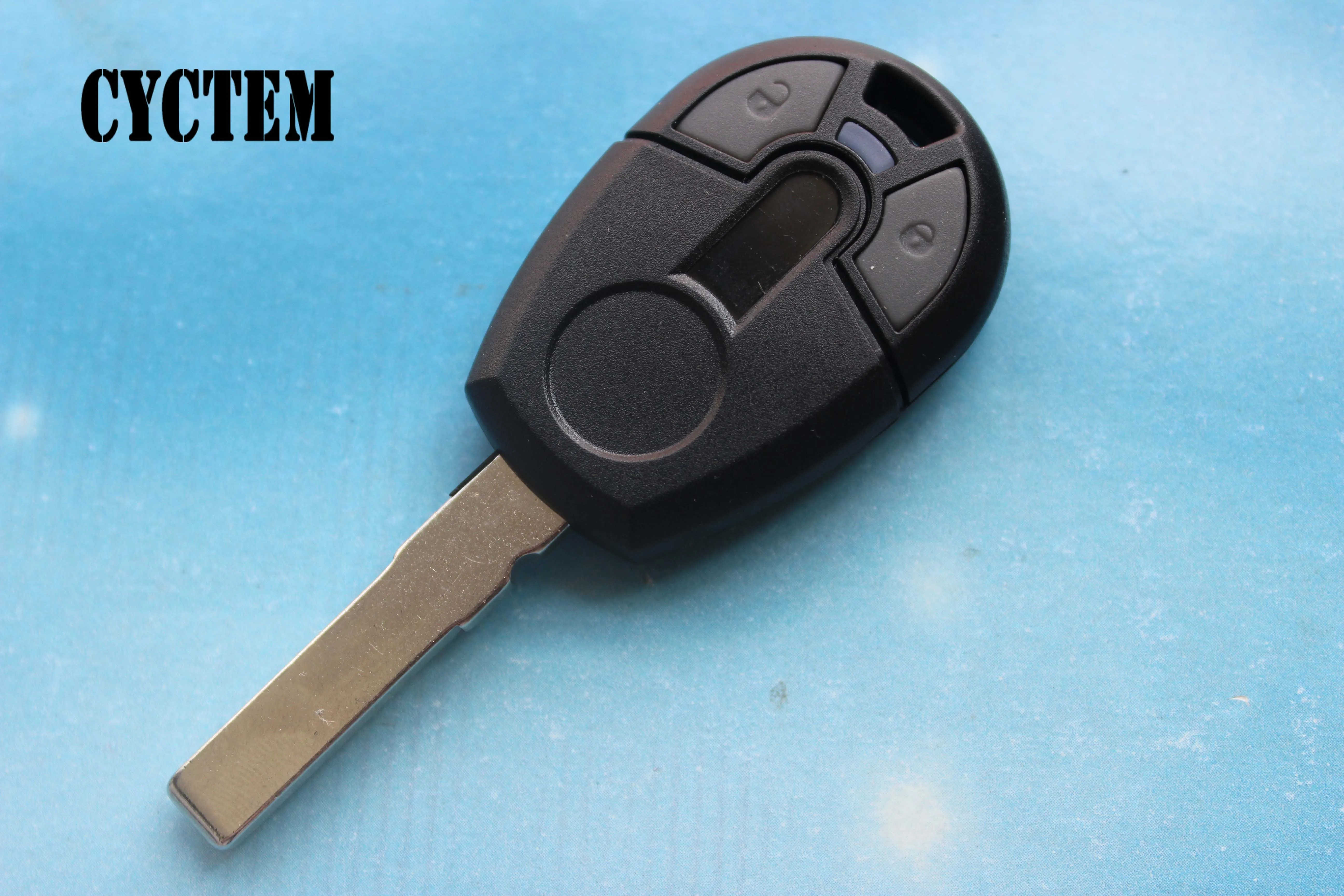 

CYCTEM Car Key Cover Casing 2 Buttons Remote Key Shell Fob Blank Case Fit For Fiat Positron EX300