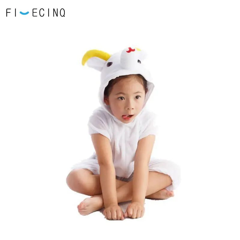 

Goat Pajama Children Animal Costume Short Sleeve Boys Girls Cartoon Cosplay Suit Carnival Festival Party Game Show Wear For Kid