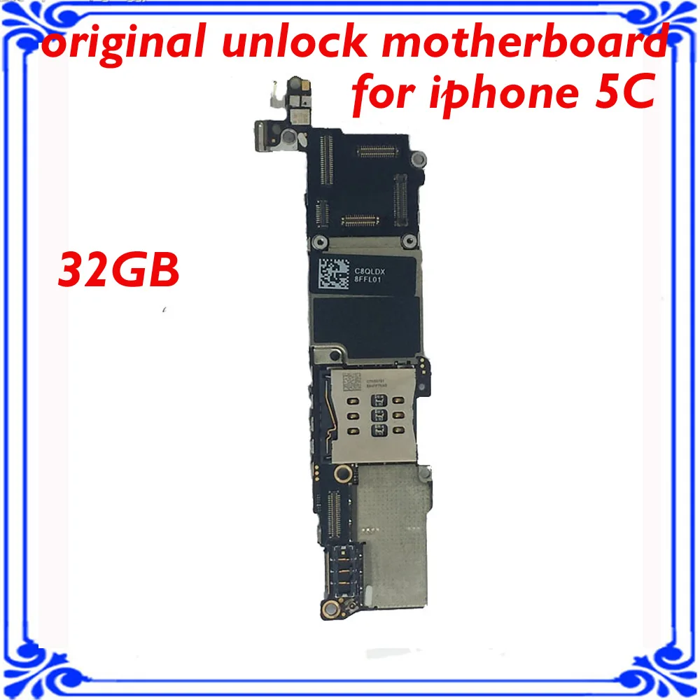 32GB 100% original motherboard for iphone 5C unlocked