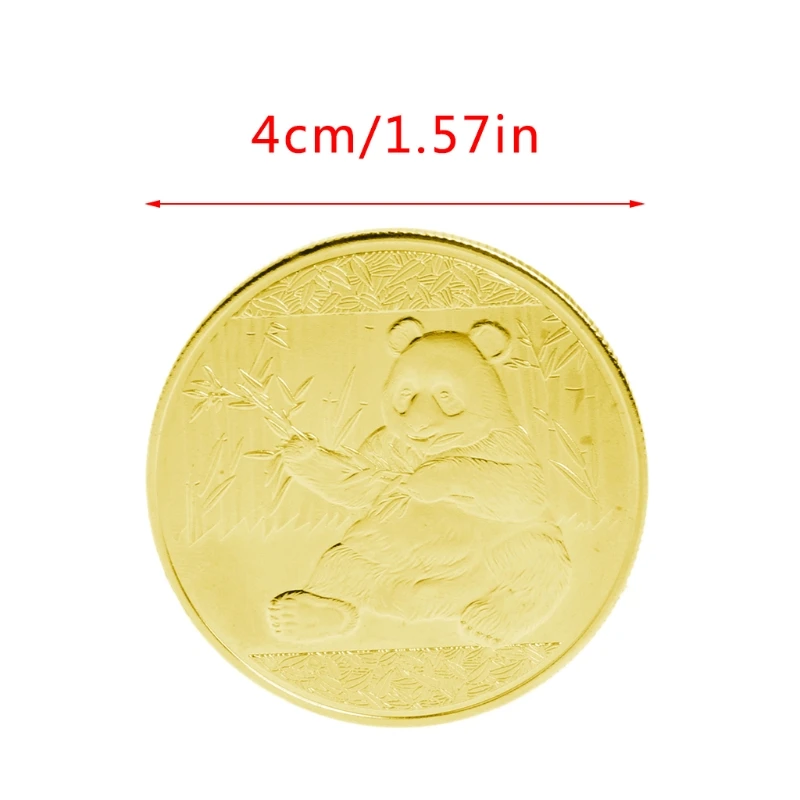Cute Silver-Plated Panda Baobao Commemorative Coins Collection Art Gift 2018 B$C