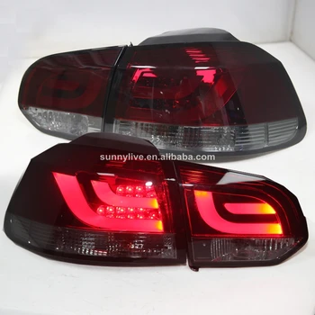 

For VOLKSWAGEN For Golf 6 LED Tail Lamp Dark Red SN