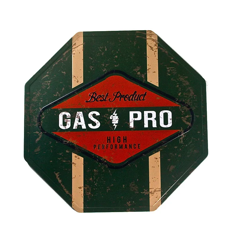 Бургундия Gas& Pro Garage винтажные оловянные вывески необычный постер дом кофе бар человек пещера Ретро домашний Железный ремесло Домашний Настенный декор - Цвет: Бургундия