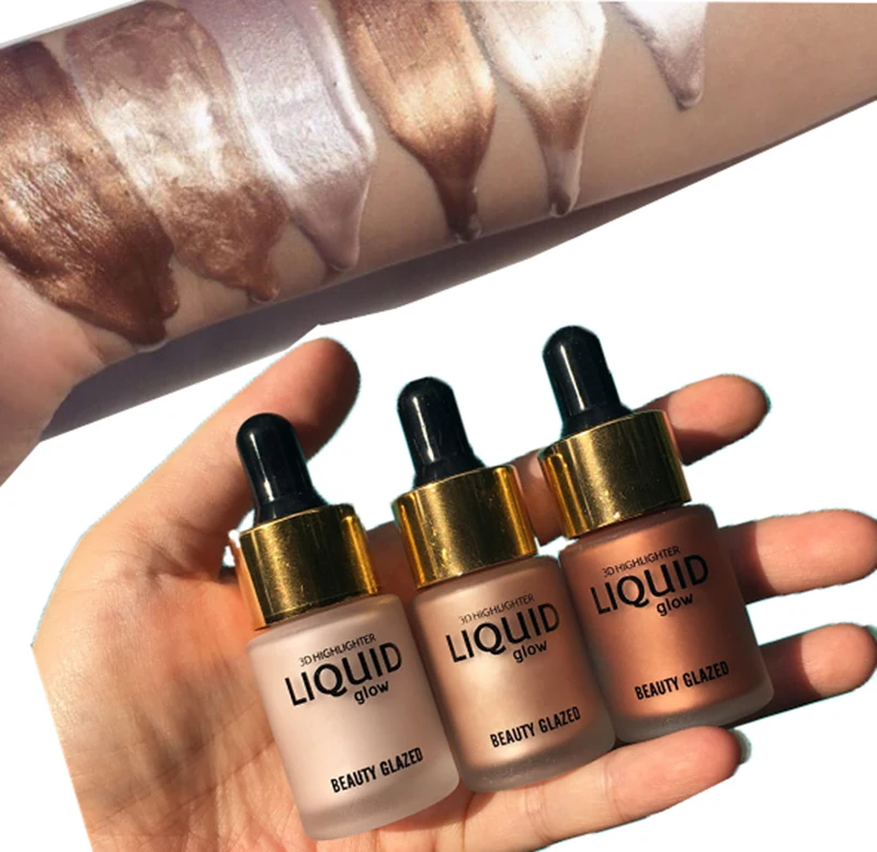 3D Highlighter Bronzer Face Glow Liquid Glow Make Up Brighten Shimmer