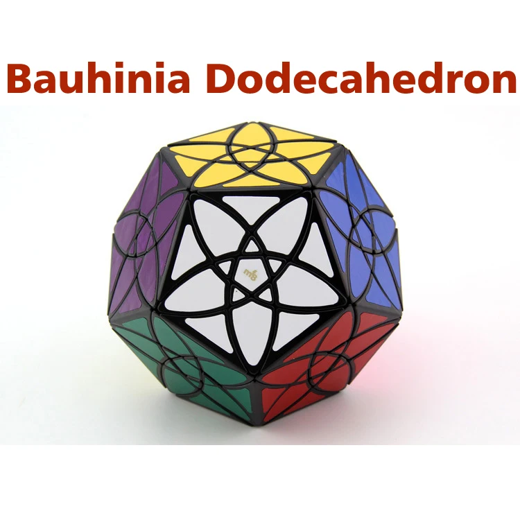 

MF8 Bauhinia Dodecahedron Black Puzzle Cube Gift Idea for X'mas birthday
