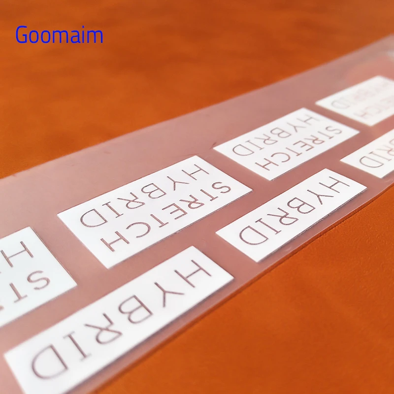 1000pcs personal customized heat transfer labels iron on clothes