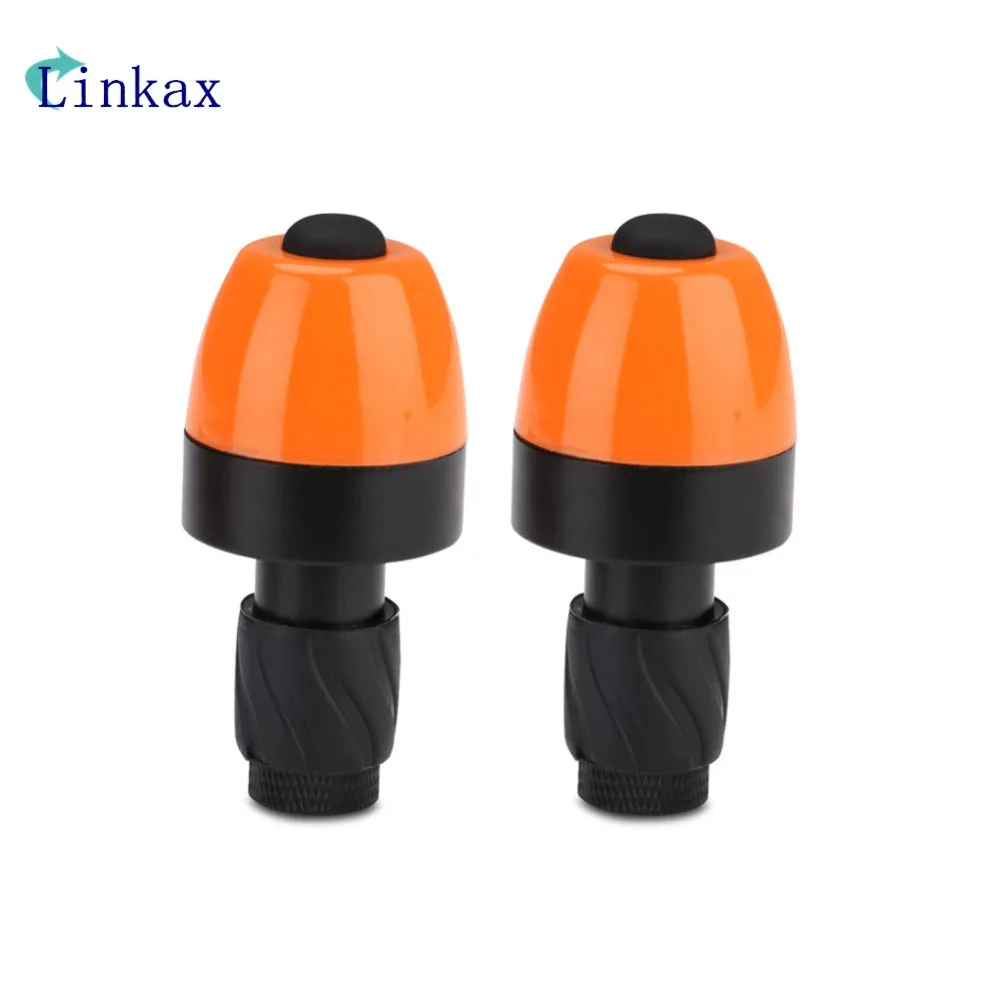 

2PCS Bicycle Handlebar Light Power By 2*CR2032 Button Battery Lamp Slow/Fast Flashing Torch Waterproof For Night Bicycle Driving