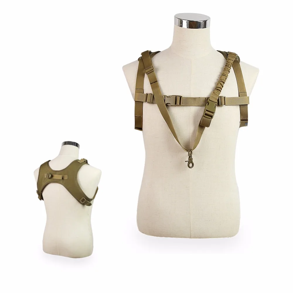 WoSport 1000D Nylon MOLLE one point Sling Vest Outdoor Paintball