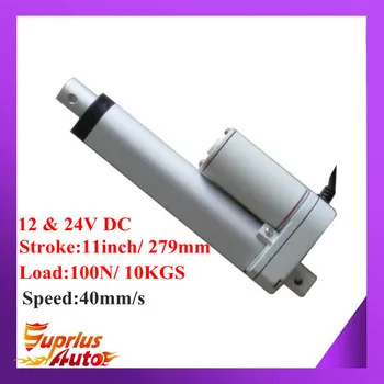 

High Speed ! 40mm/s Speed With 100N/ 10KGS Force; 12V DC 279mm/ 11inch Stroke Linear Actuator