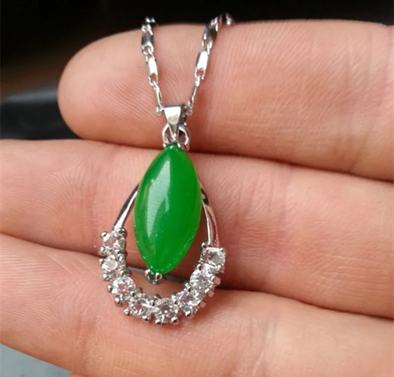 Natural jade pendant necklacein Pendants from Jewelry & Accessories on