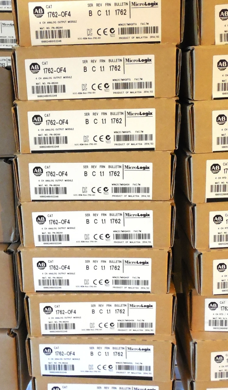 ALLEN BRADLEY MICROLOGIX 1762-OF4 ANALOG OUTPUT 1762-0F4 2014, NEW AND ORIGINAL 100%, HAVE IN STOCK, FREE SHIPPING free shipping in stock 100%new and original pm100csa060