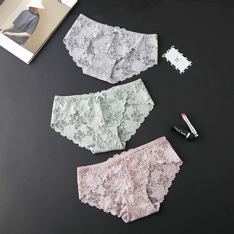 Gumprun New Summer Hollow Out Ladies Panties Low Rise Underwear Women Breathable Elegant Briefs Sexy Lace Cozy Lingerie Gumprun New Summer Hollow Out Ladies Panties Low Rise Underwear Women Breathable Elegant Briefs Sexy Lace Cozy Lingerie