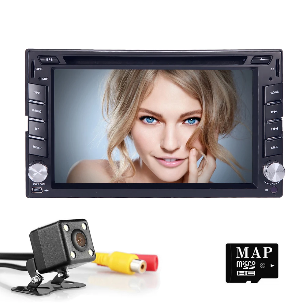

6.2"Car Head Unit For Nissan xtrail Juke qashqai Multimedia 2 din AutoradioCar Audio Universal Tape Recorder DVD Player GPS Navi
