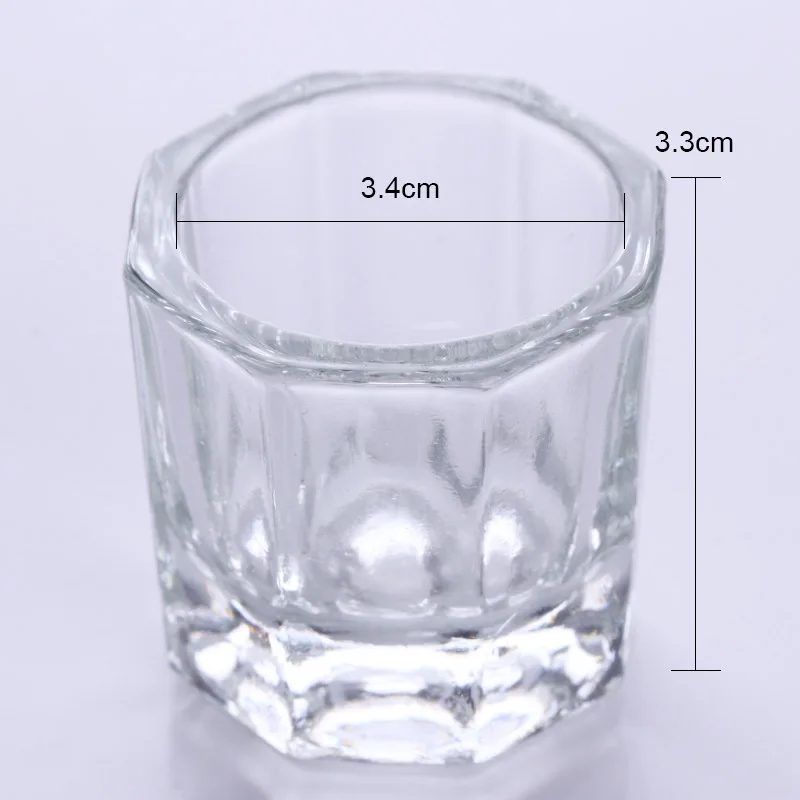 1 стекло для ПК для дизайна ногтей акриловый контейнер для жидкостей щетка для ногтей Очиститель держатель стекло Профессиональный инструмент для маникюра