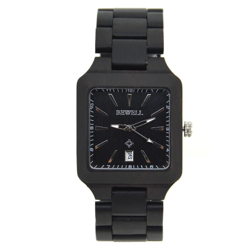 BEWELL WOODEN WATCH