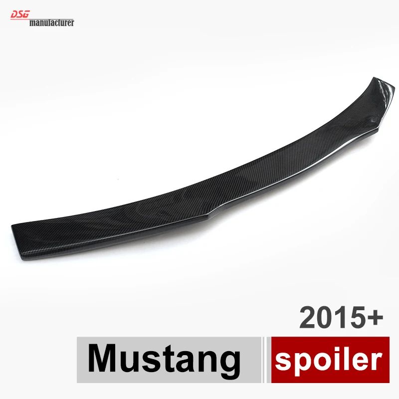 Mustang Carbon Fiber Rear Trunk Spoiler Wing For Ford Mustang 2015 Present 2 Doors Coupe