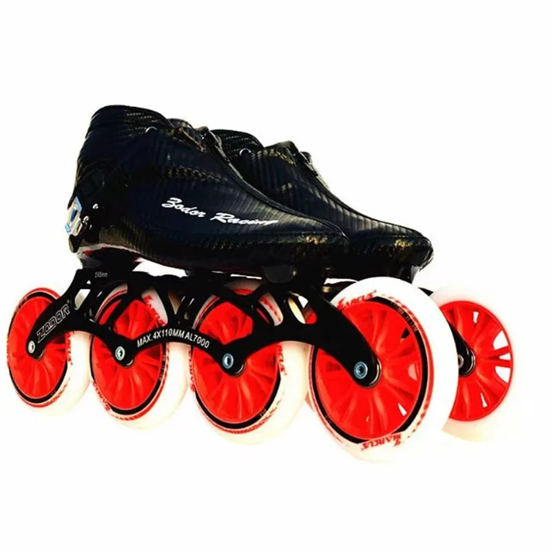 Worth Carbon Fiber Fiberglass Speed Inline Skates Black Kid's Adult