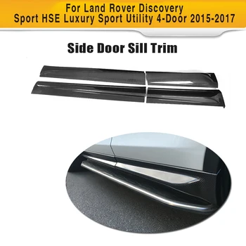 

Carbon Fiber Door Side Sill Trim Nerf bar protection skirts for Land Rover Discovery Sport HSE Luxury Sport Utility 4 Door 15-17