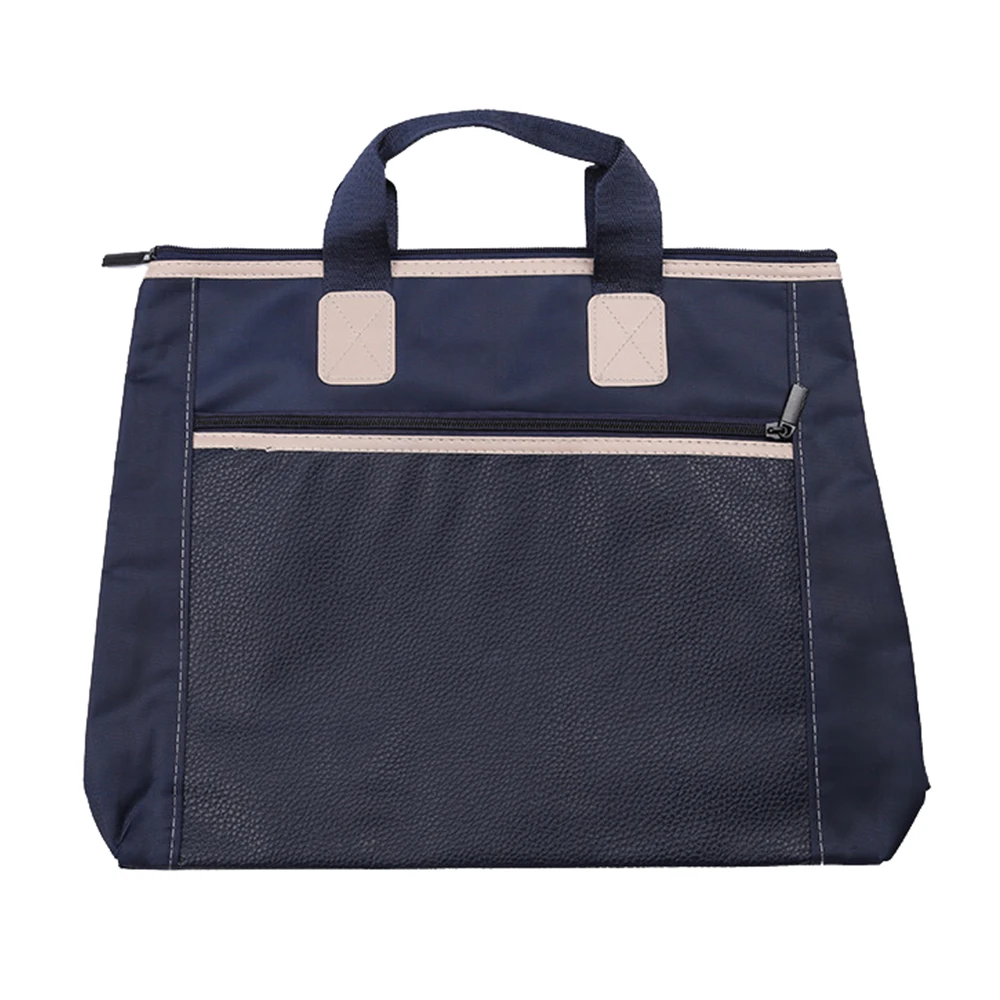 

A4 Document Holder, File Bag with Zipper for Pens Notebooks