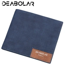 Мужской Корейский модный винтажный кошелек высокого качества из искусственной кожи, Молодежный тонкий кошелек с поперечным сечением, небольшой кошелек для денег