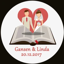 100 шт пользовательские именные наклейки печать этикетка для вечерние сувениры Boda Casamento etiquetas de papel Свадебные украшения