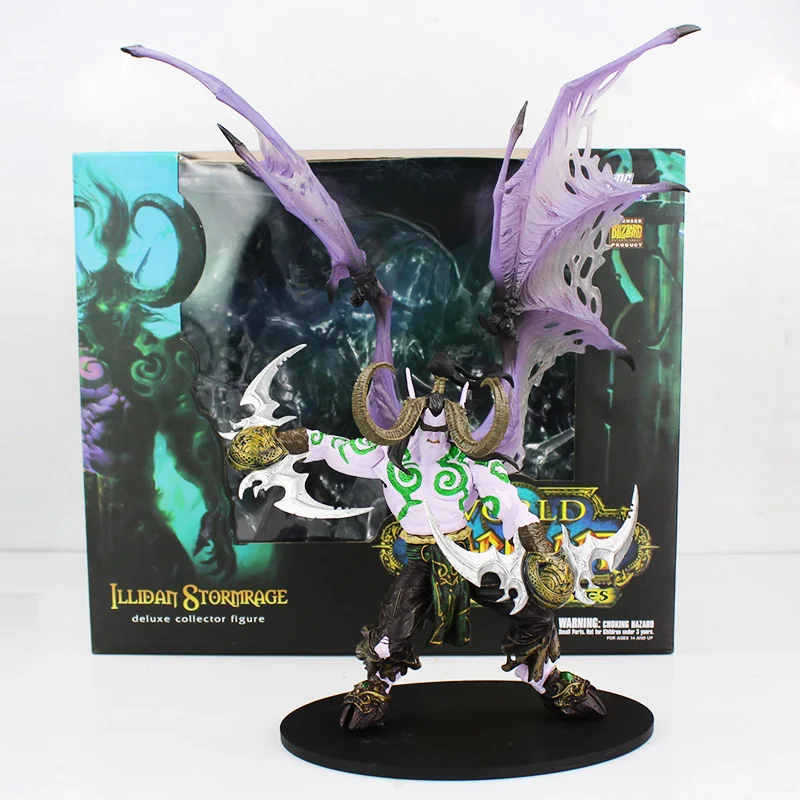 Demon Hunter Action Figure DC Unlimited Series 1 Deluxe Boxed Demon Hunter Illidan Storm VC Figure