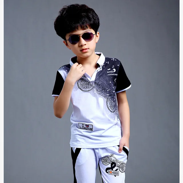 Buy Summer Boys Cool Clothing Sets New 2017 Fashion