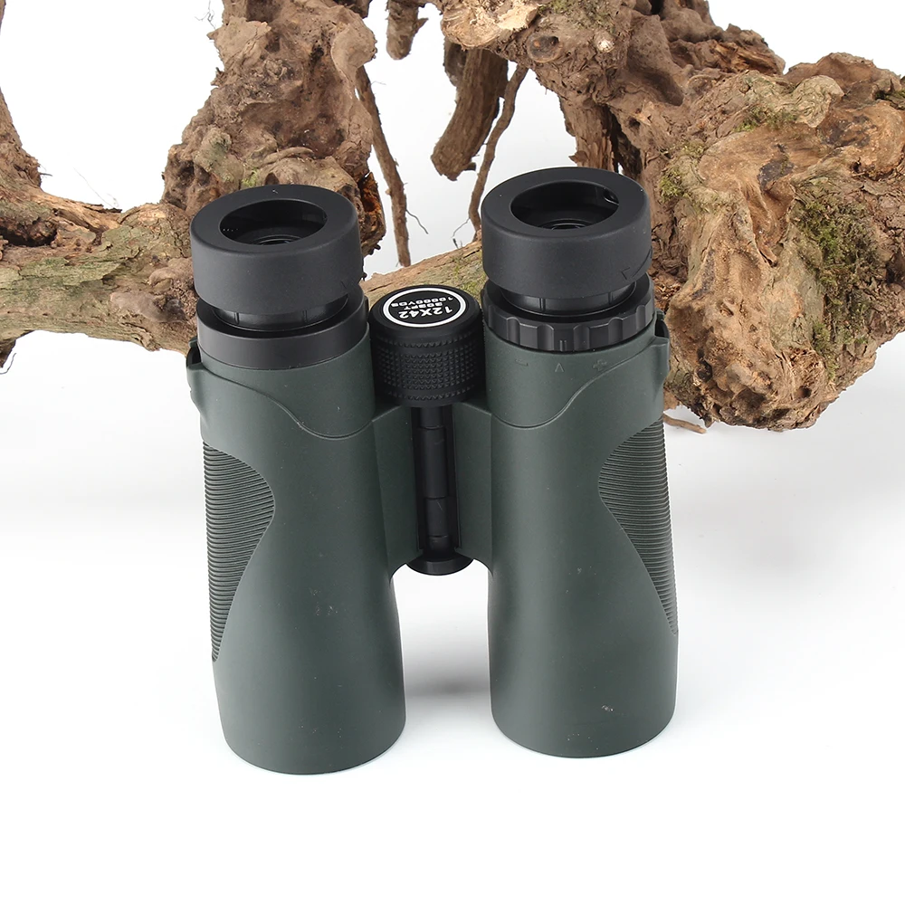Ohhunt 12X42 бинокль PORRO Bak4 призменный телескоп Мощность зум широкоугольной оптикой