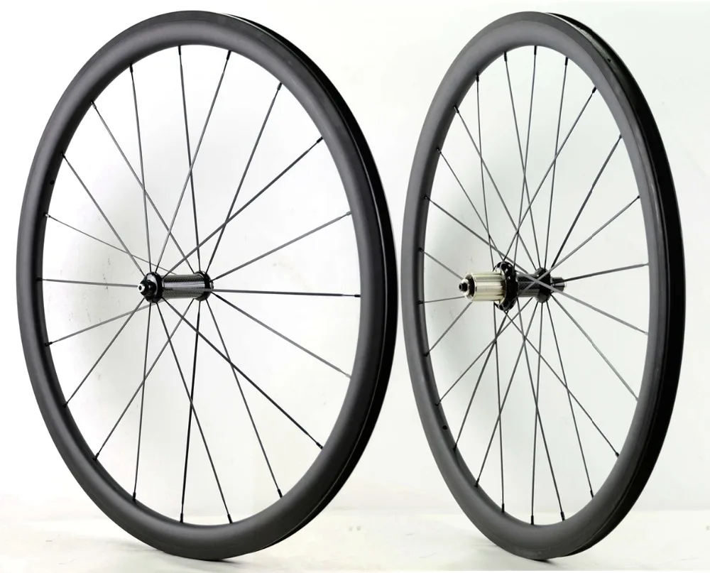 Perfect Outlet! 700C 38/50/60/mm depth Road carbon wheels 25mm width Clincher/tubular bike carbon wheelset UD matte finish U-shape rim 1 Perfect Outlet! 700C 38/50/60/mm depth Road carbon wheels 25mm width Clincher/tubular bike carbon wheelset UD matte finish U-shape rim 1